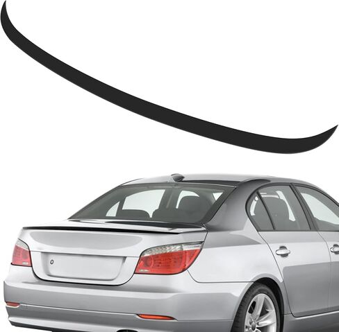 Rear Roof Spoiler ABS Fits for 2004-2010 for BMW 5-Series E60 Sedan Rear Window Roof Top Spoiler Wing Matte Black Spoiler in Kuwait