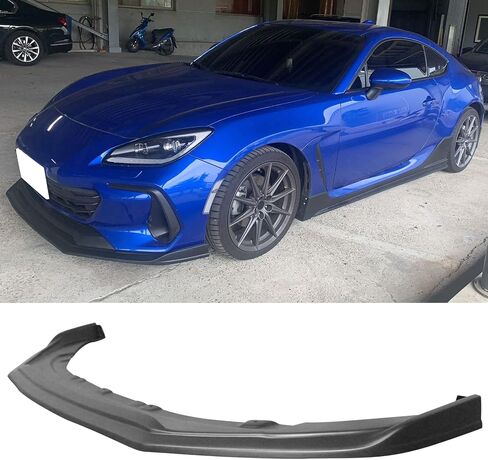 FREEMOTOR802 Compatible with 2022-2024 Subaru BRZ Coupe 2-Door Front Bumper Lip, CSIK Style Unpainted Black PU Front Bumper Lip Spoiler Splitter Protector BodyKit in Saudi Arabia