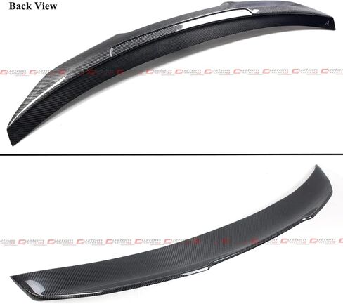 (Revised Fitment) PSM Style High Kick Duckbill Real Carbon Fiber Trunk Spoiler Wing Compatible for 2018-2024 Audi B9 A5 S5 RS5 4dr Sportback in Saudi Arabia