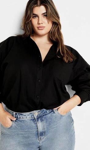 City Chic Women's Plus Size Shirt - Kenia in Saudi Arabia