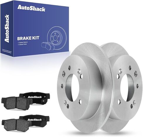 وسادات الفرامل السيراميكية لدوارات الفرامل الخلفية من AutoShack | بديل لسيارة هيونداي إلنترا 2.0L FWD 2007-2010 | طقم فرامل 6 قطع in Saudi Arabia