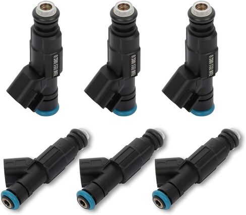 Fuel Injectors 4Holes Set of 8Pcs Fit for Lincoln for Navigator 5.4L 1999-2004 for Lincoln for Continental 4.6L 1999-2002 for Ford for Mustang 4.6L 1999 2001 2003-2004 Replacement OEM 0280155865 in Saudi Arabia