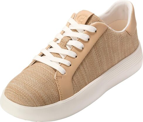حذاء رياضي نسائي من Cole Haan Grand Crosscourt Joy ذو نعل سميك، رافيا، 7.5-B US in Saudi Arabia