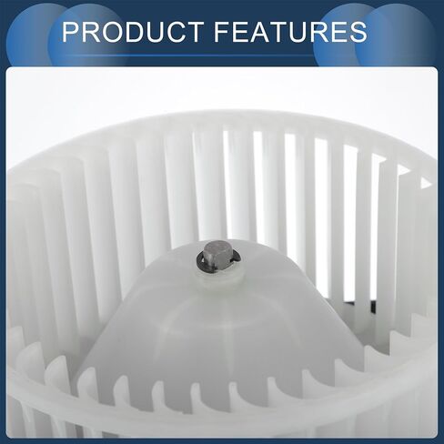 مجموعة محرك منفاخ HVAC، رقم 96539656 لسيارة شيفروليه أفيو 2004-2008 بلاستيك معدني أسود وأبيض، قطعة واحدة in Saudi Arabia