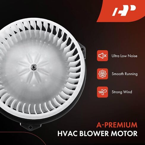 مجموعة محرك منفاخ ومقاوم لسخان التدفئة والتهوية وتكييف الهواء (HVAC) A-Premium متوافقة مع سيارات لكزس - GX470 2008-2009، أداة رياضية - الجانب الأمامي، مجموعة مكونة من قطعتين in Saudi Arabia