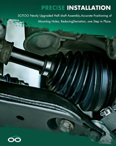 SCITOO Front Right Passenger Side CV Axle Shaft Assembly Fit for Hyundai for Veloster 1.6L NCV37025,495012V000 in Kuwait