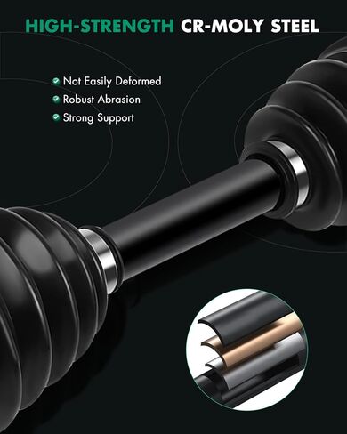 SCITOO Front Right Passenger Side CV Axle Shaft Assembly Fit for Hyundai for Veloster 1.6L NCV37025,495012V000 in Kuwait