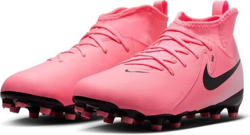 Nike Jr. Phantom Luna 2 Academy Little/Big Kids' MG Soccer Cleats (FJ2603-600, Sunset Pulse/Black) Size 1.5 in Saudi Arabia