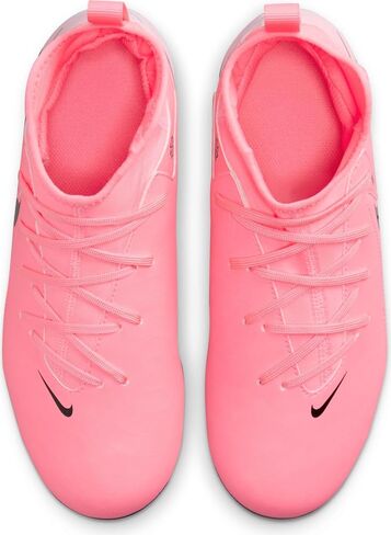 Nike Jr. Phantom Luna 2 Academy Little/Big Kids' MG Soccer Cleats (FJ2603-600, Sunset Pulse/Black) Size 1.5 in Saudi Arabia