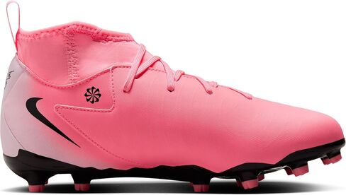 Nike Jr. Phantom Luna 2 Academy Little/Big Kids' MG Soccer Cleats (FJ2603-600, Sunset Pulse/Black) Size 1.5 in Saudi Arabia