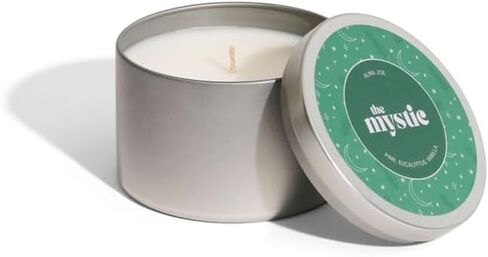 Premium Christmas Tree Candle | Pine, Eucalyptus, and Vanilla Scented, Natural Soy & Coconut Wax for Home | 6 oz. Ceramic Jar | 60+ Hour Burn Time | Non-Toxic | Made in The USA in Saudi Arabia