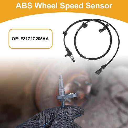 ABS Wheel Speed Sensor No.F81Z2C205AA Front Left ABS Sensor Anti-lock Braking System Sensor for Ford Excursion 2000-2005 2Wd in Saudi Arabia