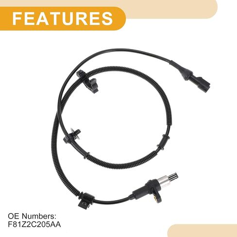 ABS Wheel Speed Sensor No.F81Z2C205AA Front Left ABS Sensor Anti-lock Braking System Sensor for Ford Excursion 2000-2005 2Wd in Saudi Arabia