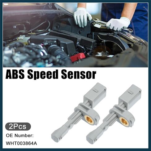 Rear Left Right Car ABS Wheel Speed Sensor Fit for Audi A3 for Volkswagen Golf No.WHT003864A - Pack of 2 Automotive Parts in Saudi Arabia