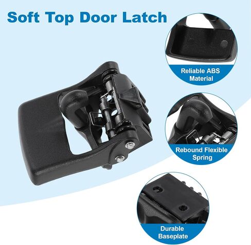 Folding Top Latch for Jeep Wrangler JL 2018-2025 for Jeep Gladiator Direct 2020-2025 No.68391566AA/68391566AB for Jeep Wrangler Gladiator Soft Top Latches Lock Top Door Latch in Saudi Arabia