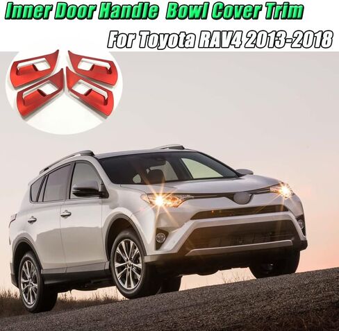 BOYUER لسيارة Toyota RAV4 2016 2017 2018 ABS وحدة التحكم المركزية والعتاد ناقل الحركة إطار لوحة حامل الكأس غطاء الديكور الداخلي ملحقات الكسوة (ألياف الكربون) in Kuwait