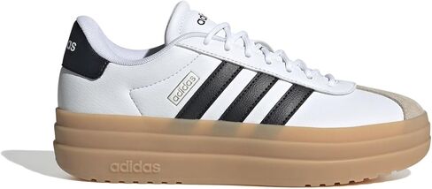 أديداس ونسى VL Court Sneaker Bold Sneaker ، Alumina/White/Gum ، 7.5 in Kuwait