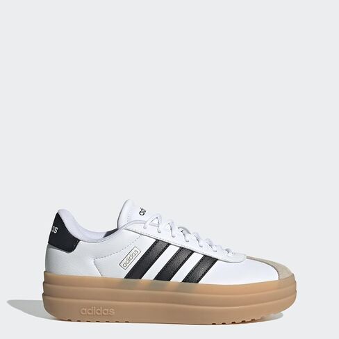 أديداس ونسى VL Court Sneaker Bold Sneaker ، Alumina/White/Gum ، 7.5 in Kuwait