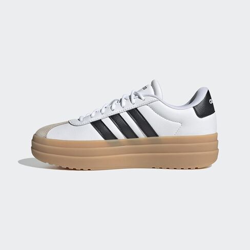 أديداس ونسى VL Court Sneaker Bold Sneaker ، Alumina/White/Gum ، 7.5 in Kuwait