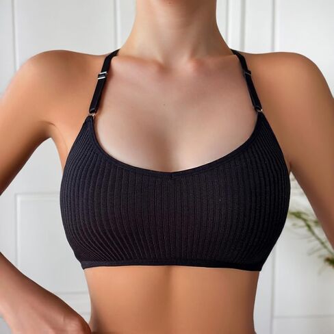 Underwear Bra Women's Lace Vest Collection Accessory Breasts Shoulder Straps Adjustable Foreign Trade Women's Bra in Saudi Arabia