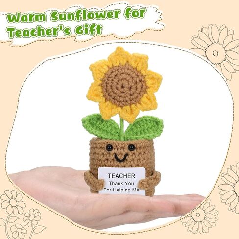 6Pcs Positive Crochet Taco Mini Emotional Support Gifts Inspirational Handmade Knitted Doll Motivational Funny Present for Women Men Friends Birthday Cinco De Mayo Fiesta Mexican Party Decor in Kuwait