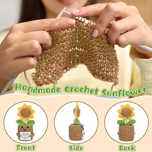 6Pcs Positive Crochet Taco Mini Emotional Support Gifts Inspirational Handmade Knitted Doll Motivational Funny Present for Women Men Friends Birthday Cinco De Mayo Fiesta Mexican Party Decor in Kuwait