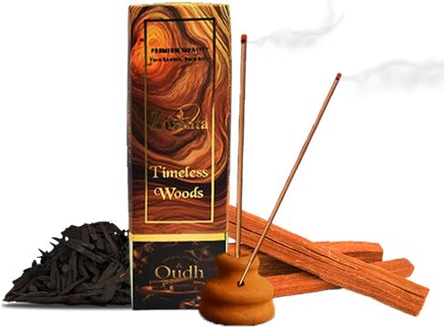 Serene Aura Incense Sticks – Lavender, Bakhoor & Zivamani (3 Fragrances) – 9" Charcoal-Free Agarbatti with Clay Holder – Eco-Friendly Packaging – 150 Sticks for Relaxation & Stress Relief in Saudi Arabia