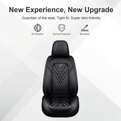أغطية مقاعد لسيارة Ford F250 2000-2024، أغطية مقاعد السيارة الأمامية والخلفية، غطاء مقعد مقاوم للماء، غطاء مقعد السيارة لجميع الأحوال الجوية (5 مقاعد، قهوة بنية) in Saudi Arabia