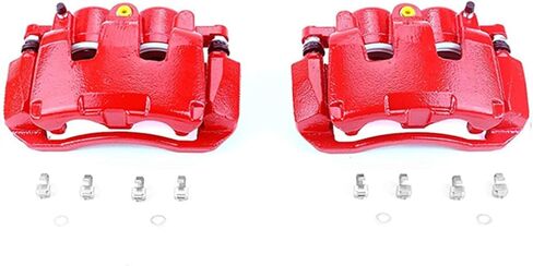 Disc Brake Caliper Assy W/Bracket Rear S5030 High-Temp Red Powder Coated Calipers For 07-20 Cadillac Escalade For 07-20 Chevrolet Avalanche/Silverado 1500/Suburban 1500/Tahoe For 07-20 GMC in Saudi Arabia