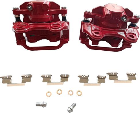 Disc Brake Caliper Assy W/Bracket Rear S5030 High-Temp Red Powder Coated Calipers For 07-20 Cadillac Escalade For 07-20 Chevrolet Avalanche/Silverado 1500/Suburban 1500/Tahoe For 07-20 GMC in Saudi Arabia