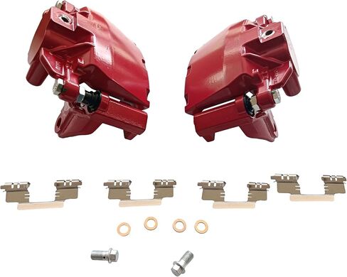 Disc Brake Caliper Assy W/Bracket Rear S5030 High-Temp Red Powder Coated Calipers For 07-20 Cadillac Escalade For 07-20 Chevrolet Avalanche/Silverado 1500/Suburban 1500/Tahoe For 07-20 GMC in Saudi Arabia