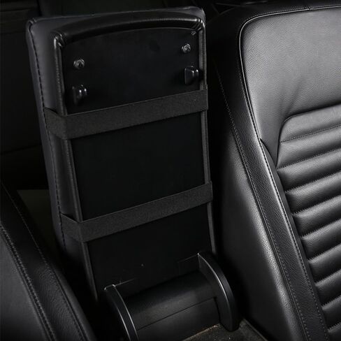 Leather Car Center Console Armrest Mat, for Audi Q5 SUV FY/80A 2017 2018 2019 2020 2021 2022 2023 2024 Car Armrest Box Pad Cover, Waterproof Seat Protector,Brown, normal in Saudi Arabia