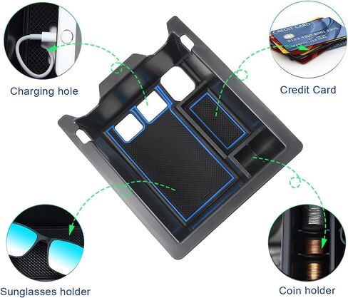 Gah 2024 CX 5 Center Console Organizer Armrest Console Glove Storage Box CX-5 Accessories Insert Tray Container Compatible with Mazda CX5 2017-2025 with Mats in Saudi Arabia