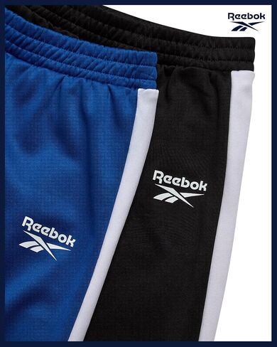 Reebok Toddler Boys Joggers - 2 Pack Tricot Fleece Sweatpants for Toddlers and Little Boys - Athletic Performance Track Pants in Saudi Arabia