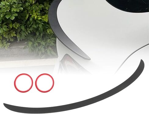 Spoiler Compatible with 2024 2025 Model 3 Highland Rear Spoiler Wing Performance Rear Trunk Lip Matte Car-Bon Fiber Gen 2 in Saudi Arabia