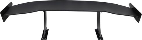 FREEMOTOR802® Universal Fitment GT Trunk Spoiler, Unpainted Black 57'' V1 ABS Spoiler Blade + V1 Aluminum Leg Brackets + V4A Spoiler Legs + V4D Side Plates, Adjustable Rear Trunk Racing Spoiler Wing in Saudi Arabia