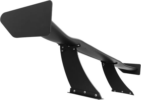 FREEMOTOR802® Universal Fitment GT Trunk Spoiler, Unpainted Black 57'' V1 ABS Spoiler Blade + V1 Aluminum Leg Brackets + V4A Spoiler Legs + V4D Side Plates, Adjustable Rear Trunk Racing Spoiler Wing in Saudi Arabia