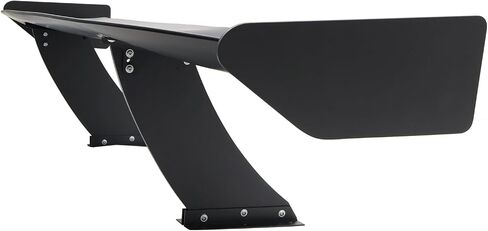 FREEMOTOR802® Universal Fitment GT Trunk Spoiler, Unpainted Black 57'' V1 ABS Spoiler Blade + V1 Aluminum Leg Brackets + V4A Spoiler Legs + V4D Side Plates, Adjustable Rear Trunk Racing Spoiler Wing in Saudi Arabia