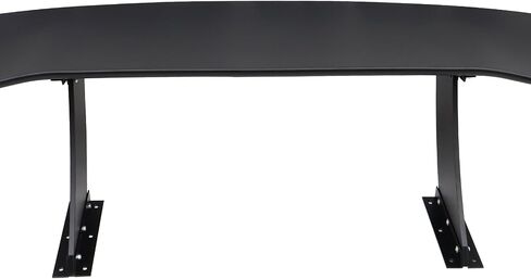 FREEMOTOR802® Universal Fitment GT Trunk Spoiler, Unpainted Black 57'' V1 ABS Spoiler Blade + V1 Aluminum Leg Brackets + V4A Spoiler Legs + V4D Side Plates, Adjustable Rear Trunk Racing Spoiler Wing in Saudi Arabia
