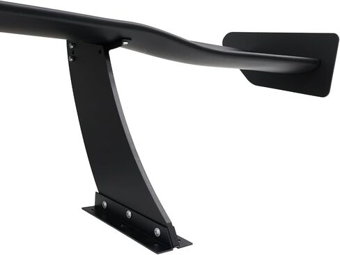 FREEMOTOR802® Universal Fitment GT Trunk Spoiler, Unpainted Black 57'' V1 ABS Spoiler Blade + V1 Aluminum Leg Brackets + V4A Spoiler Legs + V4D Side Plates, Adjustable Rear Trunk Racing Spoiler Wing in Saudi Arabia