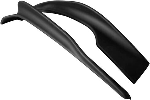 IKON MOTORSPORTS, Front Bumper Lip Compatible with 2016-2017 Mazda 6, Unpainted Black Front Bumper Left Right Side Splitter Spoiler Valance Pair ABS Plastic in Saudi Arabia