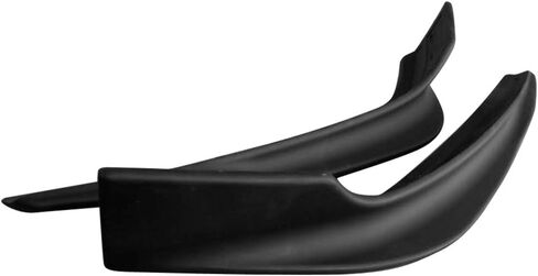 IKON MOTORSPORTS, Front Bumper Lip Compatible with 2016-2017 Mazda 6, Unpainted Black Front Bumper Left Right Side Splitter Spoiler Valance Pair ABS Plastic in Saudi Arabia