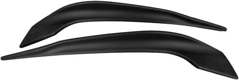 IKON MOTORSPORTS, Front Bumper Lip Compatible with 2016-2017 Mazda 6, Unpainted Black Front Bumper Left Right Side Splitter Spoiler Valance Pair ABS Plastic in Saudi Arabia