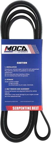 MOCA EPDM Serpentine Belt Compatible with 1996-1997 for Jeep Cherokee SE Sport Utility 2-Door 2.5L, 1997 for Jeep Wrangler SE Sport Utility 2-Door 2.5L w/Air Conditioning in Saudi Arabia