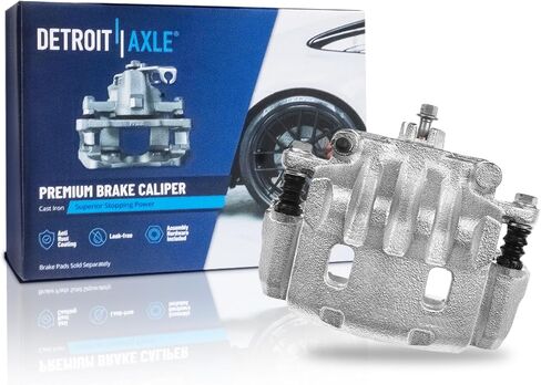 Detroit Axle - Front Left Brake Caliper for Subaru Outback Forester Legacy Impreza Baja 9-2X WRX XV Crosstrek Driver Side Brake Caliper with Bracket Replacement in Saudi Arabia