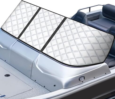 Boat Windshield Cover Fits for A Variety of Boat Windshields and Most Deep V Walk Through Windshields, Waterproof, UV Resistant, Dust-Proof | 105"x 25" in Saudi Arabia