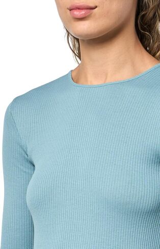 Vince Women's Rib Elbow Sleeve Crew Nk in Saudi Arabia