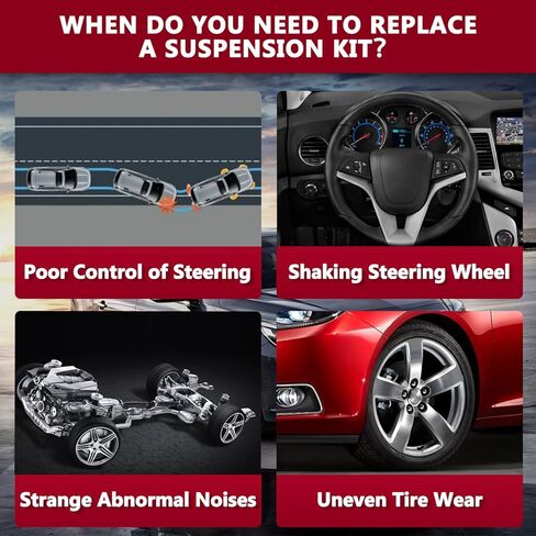 2 قطعة ذراع التحكم السفلي الأمامي الأيسر الأيمن مع استبدال وصلة كروية لـ 2013-2016 شيفروليه ماليبو، 2011-2017 بويك ريجال in Kuwait