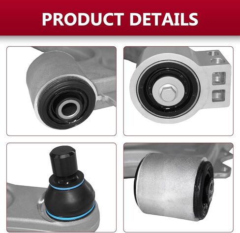 2 قطعة ذراع التحكم السفلي الأمامي الأيسر الأيمن مع استبدال وصلة كروية لـ 2013-2016 شيفروليه ماليبو، 2011-2017 بويك ريجال in Kuwait