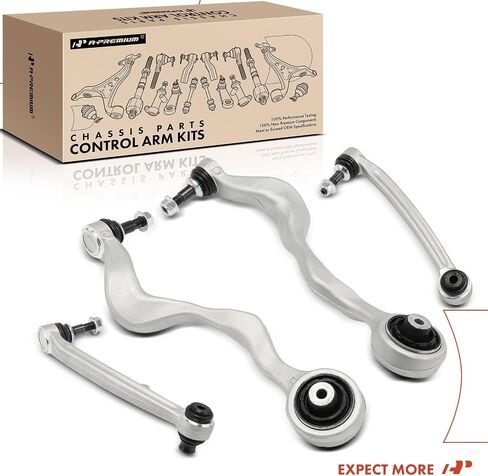 A-Premium Set of 4, Front Lower Forward Rearward Control Arm Kit, with Ball Joint & Bushing, Compatible with BMW 1 Series M 2011, M3 2008-2013 in Saudi Arabia